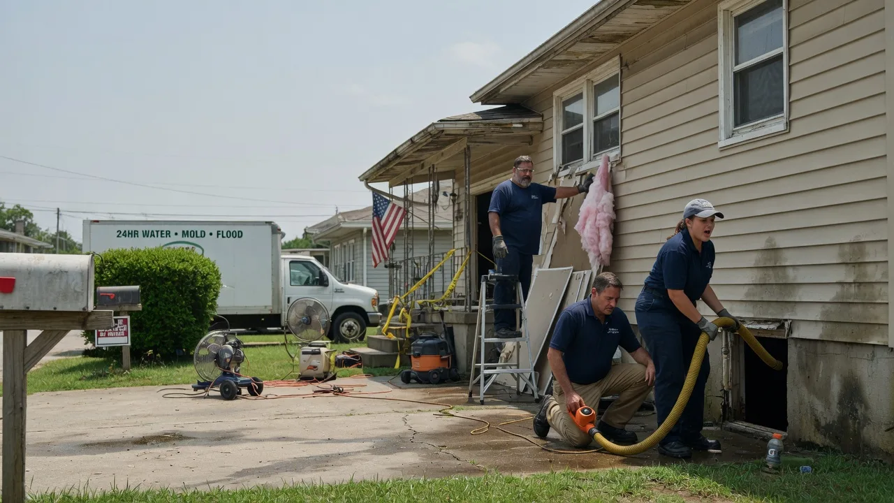 Water Damage Repair in Hidalgo, IL near me